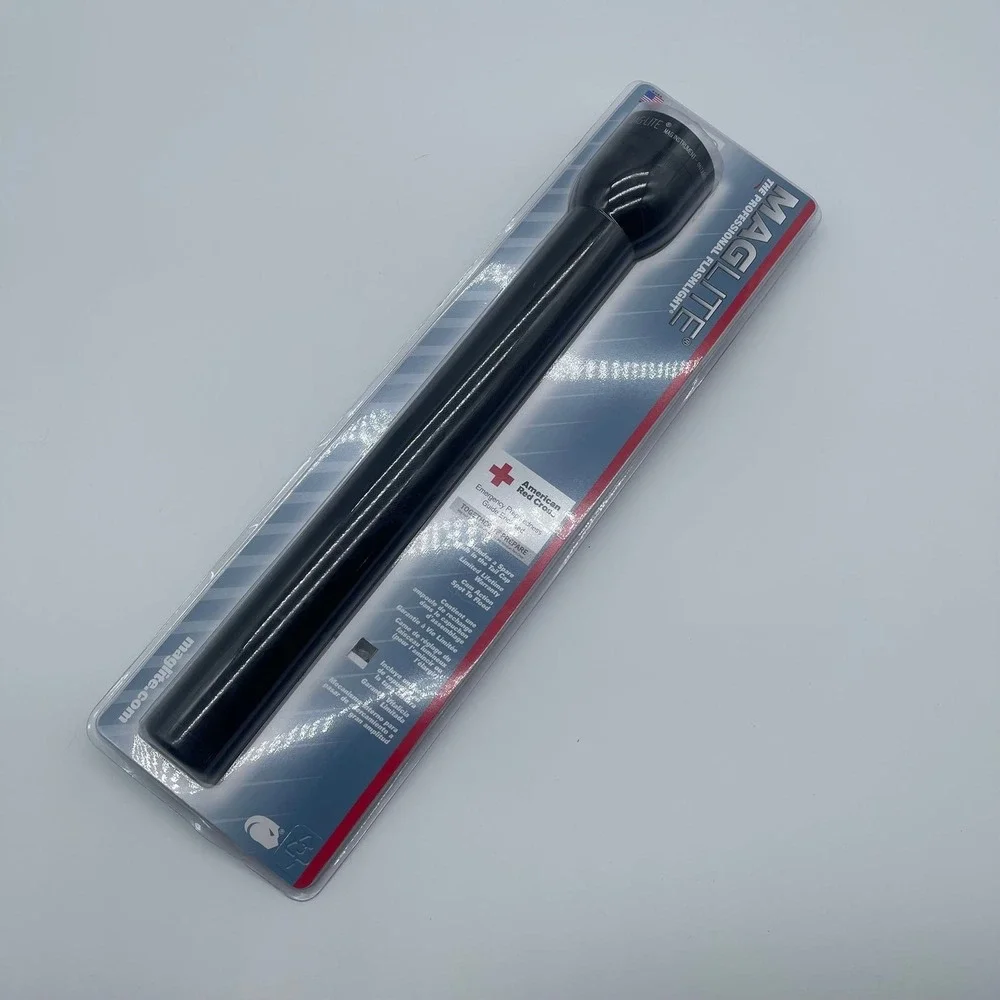 Maglite 4-Cell D Professional Flashlight, Heavy-Duty, Black - New in Orig Packag